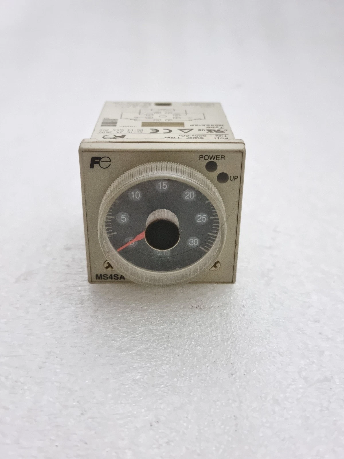 Fuji Electric MS4SA Super Timer 100-240Vac 50/60Hz 0.05s-60h